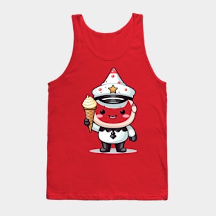 kawaii ice cream cone junk food T-Shirt cute  funny Tank Top